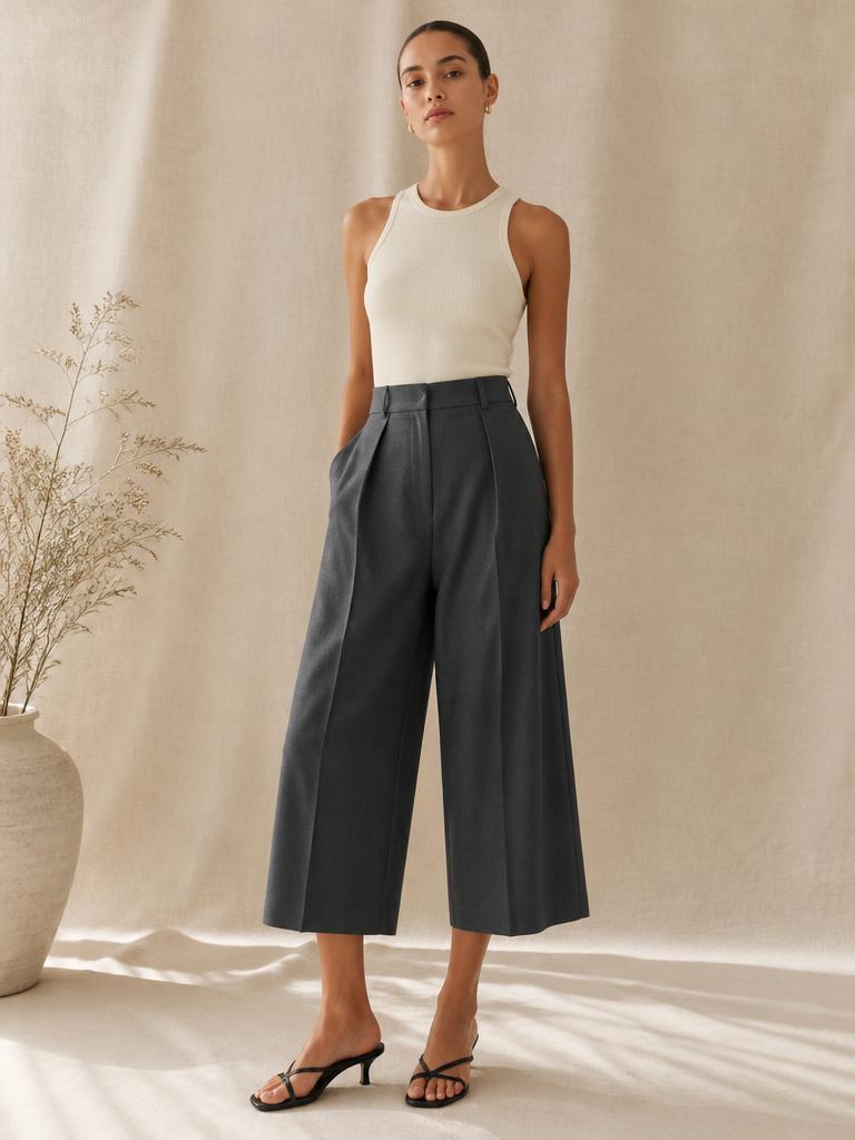 Pleated Culottes
