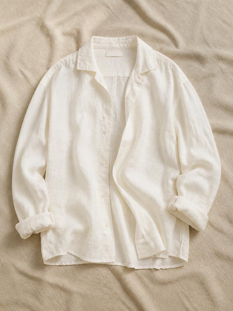 Bone Linen Shirt